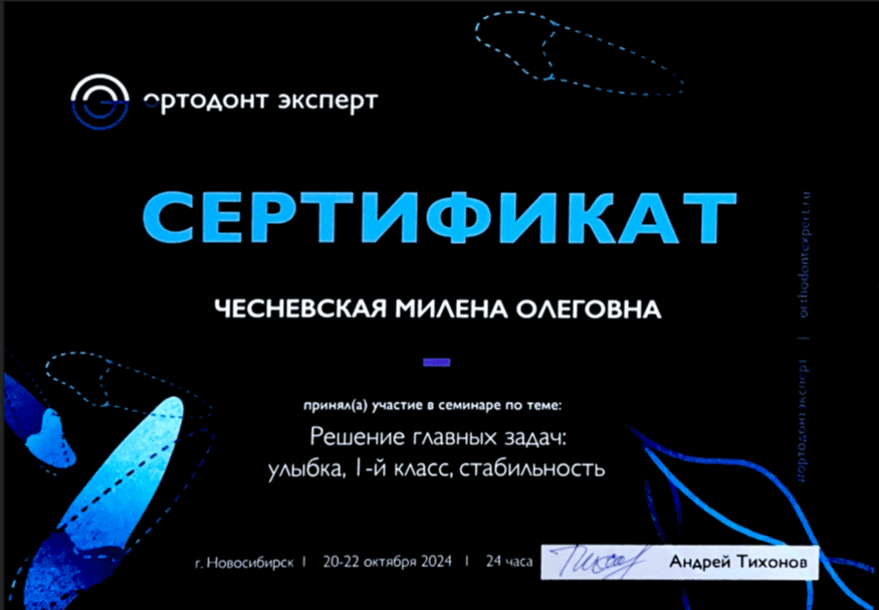 Семинар - «Решение главных задач: улыбка, I-й  класс, стабильность»